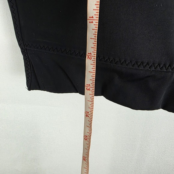 Athleta Black Mesh Racerback Sports Bra Medium Support Workout Fitness Size Lg - Picture 5 of 5